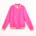 Girl's neon color bomber jacket